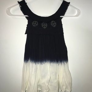 Urban outfitters black and white top